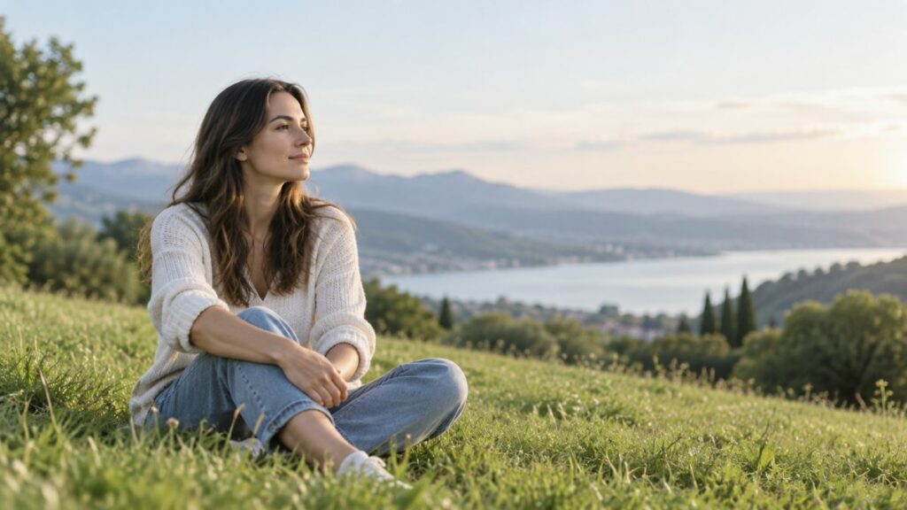 ragazza-prato-paesaggio
